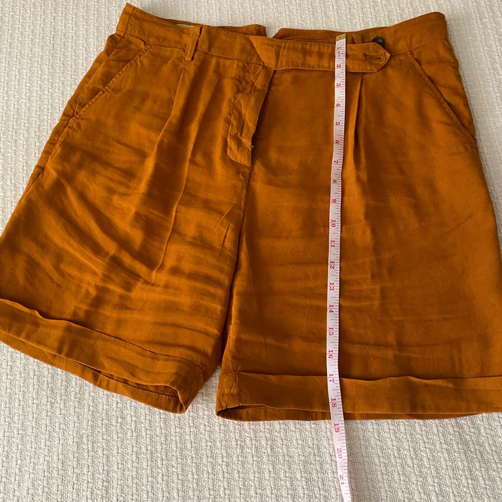 Linen cotton shorts